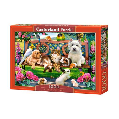 Puzzle Castorland Mascotas en el Parque de 1000 Piezas