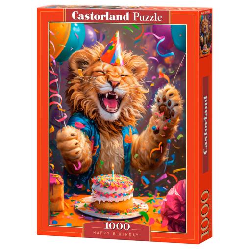 Puzzle Castorland Feliz Cumpleaños León de 1000 Pieza