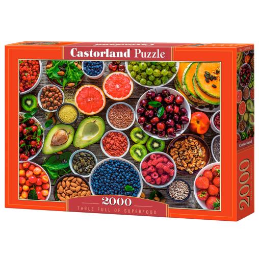 Puzzle Castorland Mesa de Superalimentos de 2000 Piezas