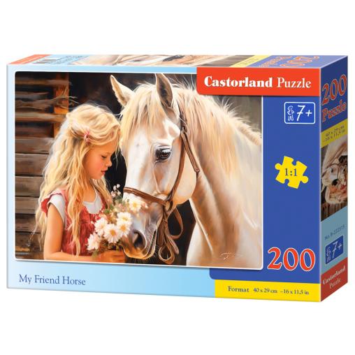 Puzzle Castorland Mi Amigo Caballo de 200 Pzs