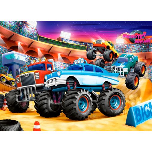 Puzzle Castorland Monster Truck Show de 70 Piezas