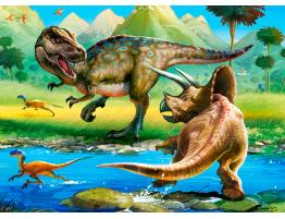 Puzzle Castorland Mundo de Dinosaurios de 100 Piezas