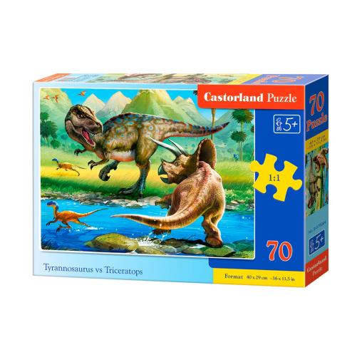 Puzzle Castorland Mundo de Dinosaurios de 100 Piezas