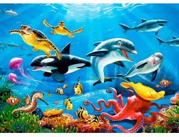 Puzzle Castorland Mundo Tropical Submarino de 200 Piezas