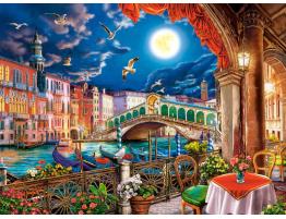 Puzzle Castorland Noche Romántica en Venecia de 2000 Piezas