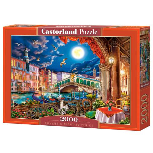 Puzzle Castorland Noche Romántica en Venecia de 2000 Piezas