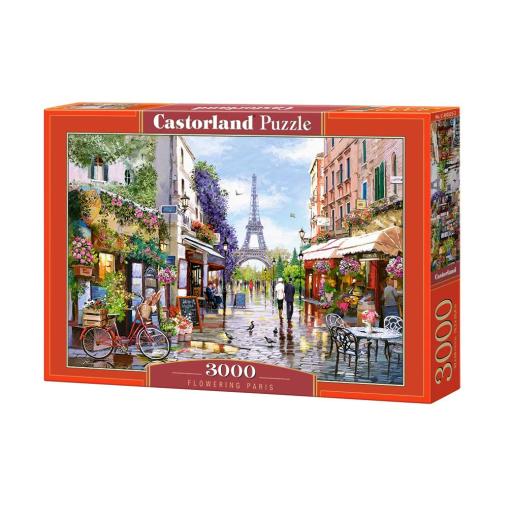 Puzzle Castorland París Florecida de 3000 Piezas