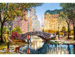 Puzzle Castorland Paseo Al Anochecer por Central Park de 1000 P