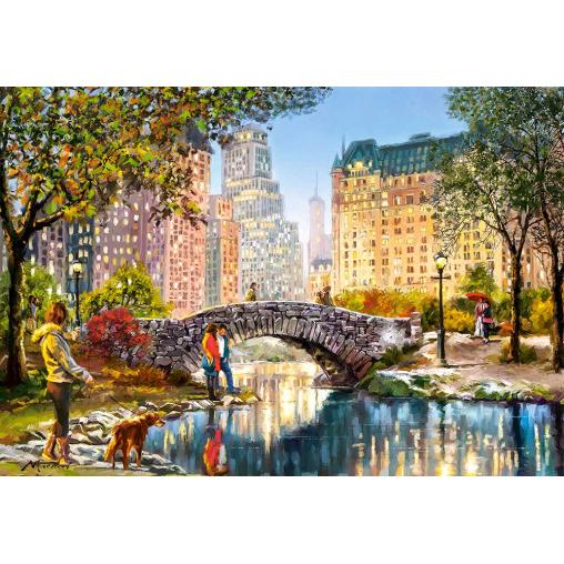 Puzzle Castorland Paseo Al Anochecer por Central Park de 1000 P