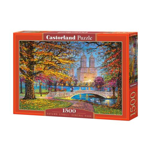 Puzzle Castorland Paseo Otoñal, Central Park de 1500 Piezas