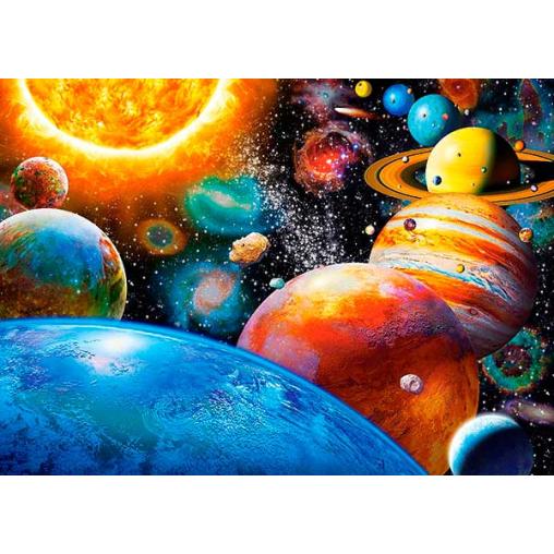 Puzzle Castorland Planetas y sus Lunas de 180 Piezas