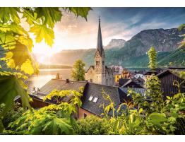 Puzzle Castorland Postal desde Hallstatt de 1000 Piezas