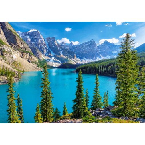 Puzzle Castorland Primavera en el lago Moraine, Canadá de 500 Pz