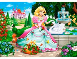 Puzzle Castorland Princesa con Cisne de 60 Piezas