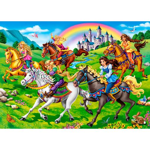 Puzzle Castorland Princesa Paseando a Caballo de 260 Piezas