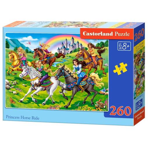 Puzzle Castorland Princesa Paseando a Caballo de 260 Piezas