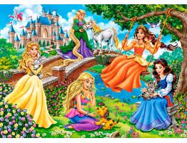 Puzzle Castorland Princesas en el Jardín de 180 Piezas