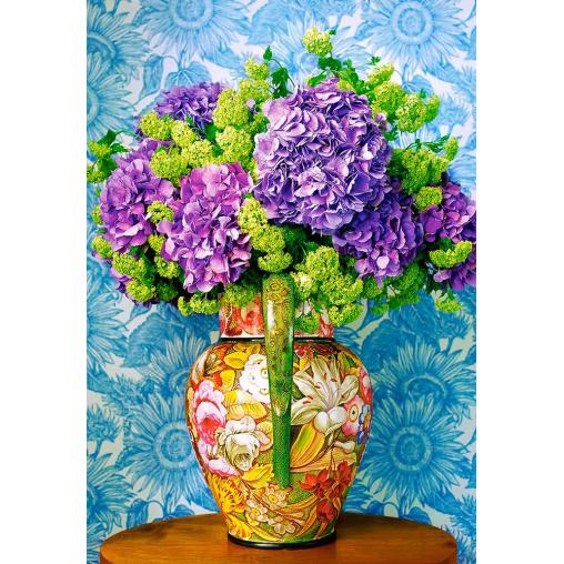 Puzzle Castorland Ramo de Hortensias de 1000 Piezas