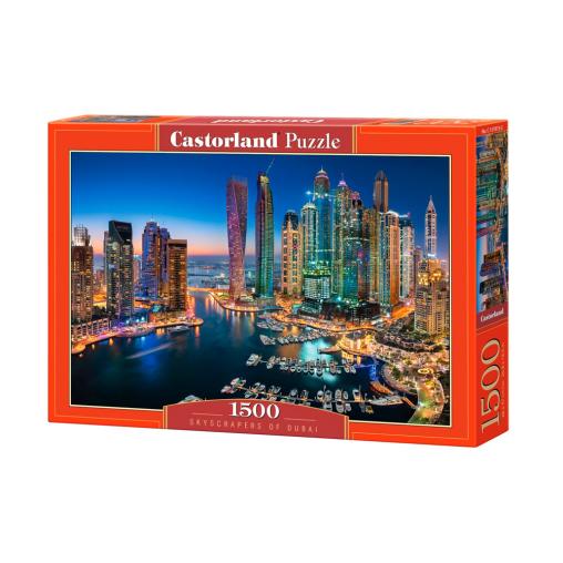 Puzzle Castorland Rascacielos de Dubai de 1500 Piezas