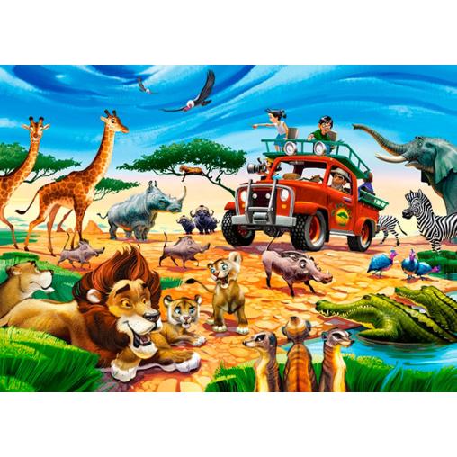 Puzzle Castorland Safari de Aventura de 180 Pzs.