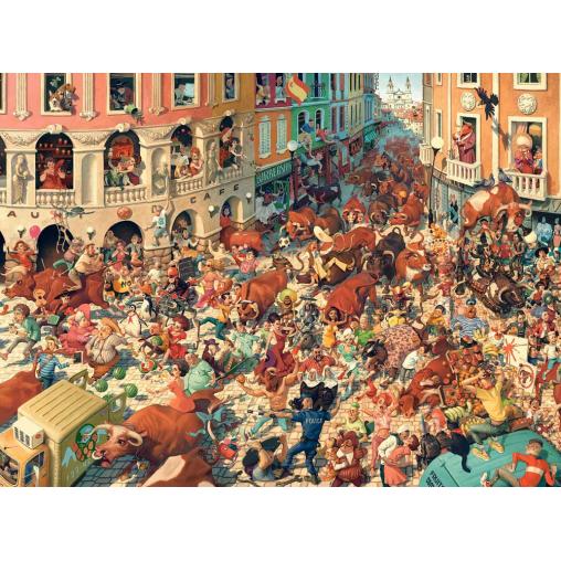 Puzzle Castorland San Fermines en Pamplona de 3000 Pzs