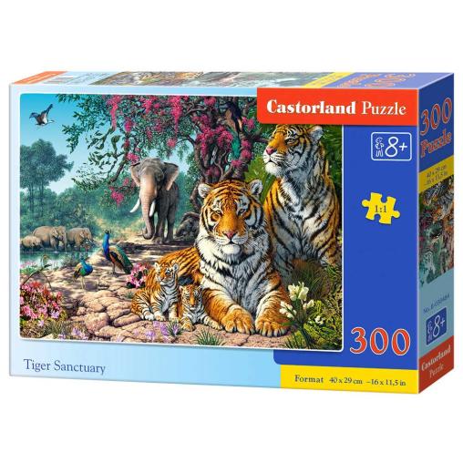 Puzzle Castorland Santuario de los Tigres de 300 Piezas