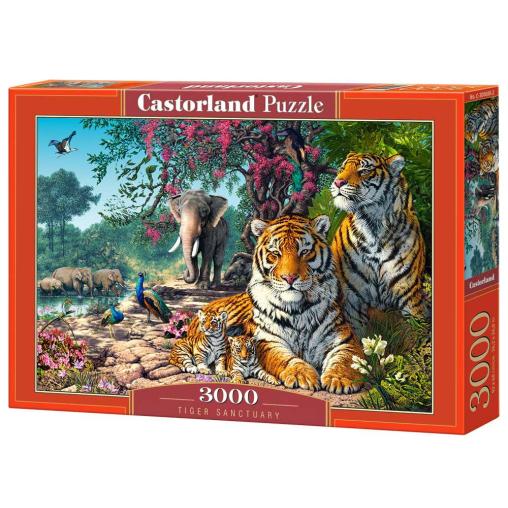 Puzzle Castorland Santuario de Tigres de 3000 Piezas