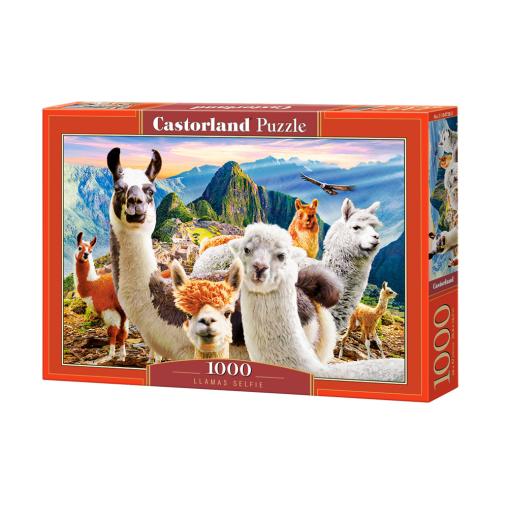 Puzzle Castorland Selfie de Llamas de 1000 Piezas