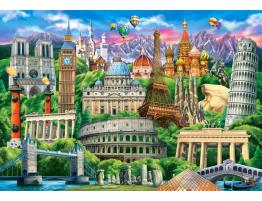 Puzzle Castorland Símbolos Famosos del Mundo de 1000 Pzs