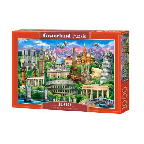 Puzzle Castorland Símbolos Famosos del Mundo de 1000 Pzs