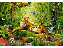 Puzzle Castorland Su Majestad, El Tigre de 500 Piezas