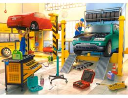 Puzzle Castorland Taller de Coches de 120 Pzs