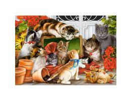 Puzzle Castorland  Tiempo de Juego de Gatitos  de 1500 Piezas