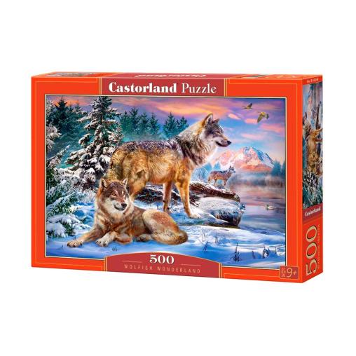 Puzzle Castorland Tierra de Lobos de 500 Piezas