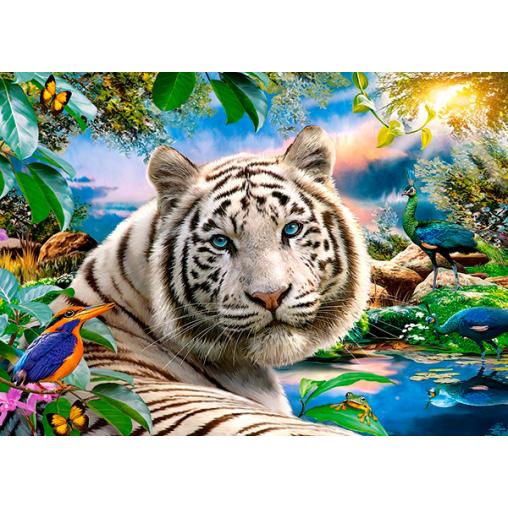 Puzzle Castorland Tigre en el Crepúsculo de 180 Piezas