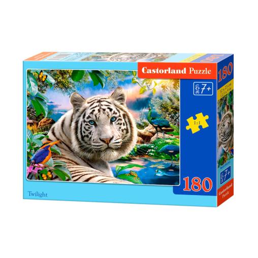 Puzzle Castorland Tigre en el Crepúsculo de 180 Piezas