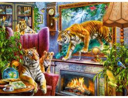 Puzzle Castorland Tigres Volviendo a la Vida de 3000 Piezas