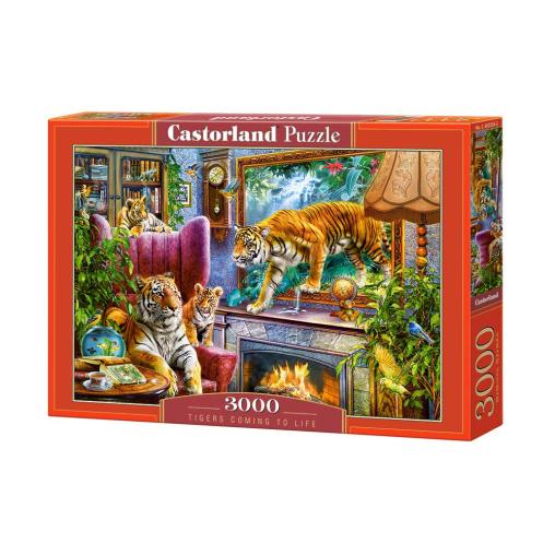 Puzzle Castorland Tigres Volviendo a la Vida de 3000 Piezas