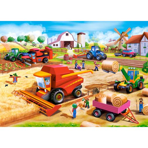 Puzzle Castorland Trabajar En La Granja de 60 Piezas