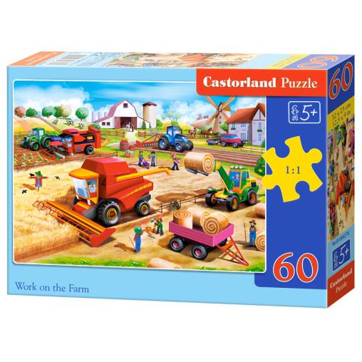 Puzzle Castorland Trabajar En La Granja de 60 Piezas