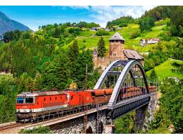 Puzzle Castorland Train sur le pont 500 pièces