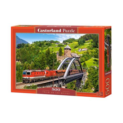 Puzzle Castorland Train sur le pont 500 pièces