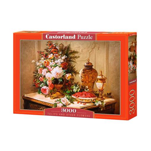 Puzzle Castorland Tulipanes y Otras Flores de 3000 Piezas