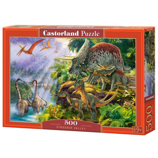 Puzzle Castorland Valle de los Dinosaurios de 500 Piezas