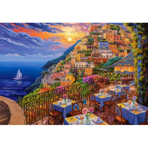 Puzzle Castorland Velada Romántica en Positano de 1500 Piezas