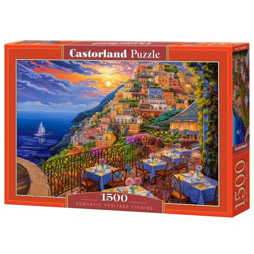 Puzzle Castorland Velada Romántica en Positano de 1500 Piezas