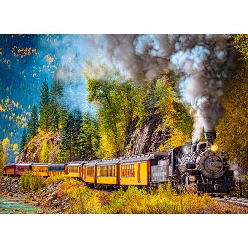 Puzzle Castorland Viaje en Tren a Vapor de 300 Piezas