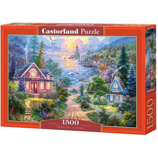 Puzzle Castorland Vida Costera de 1500 Piezas