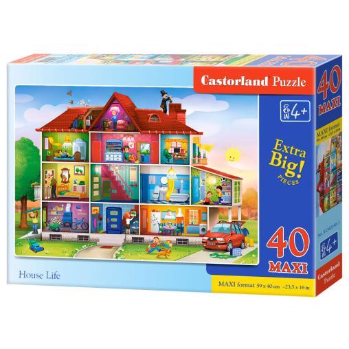 Puzzle Castorland Vida en la Casa XXL de 40 Piezas