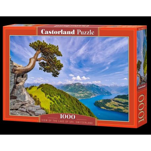 Puzzle Castorland Vista del Lago Uri, Suiza de 1000 Piezas